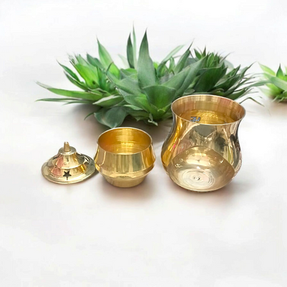 Kapur Lamp | Brass Camphor Burner Lamp Malawala