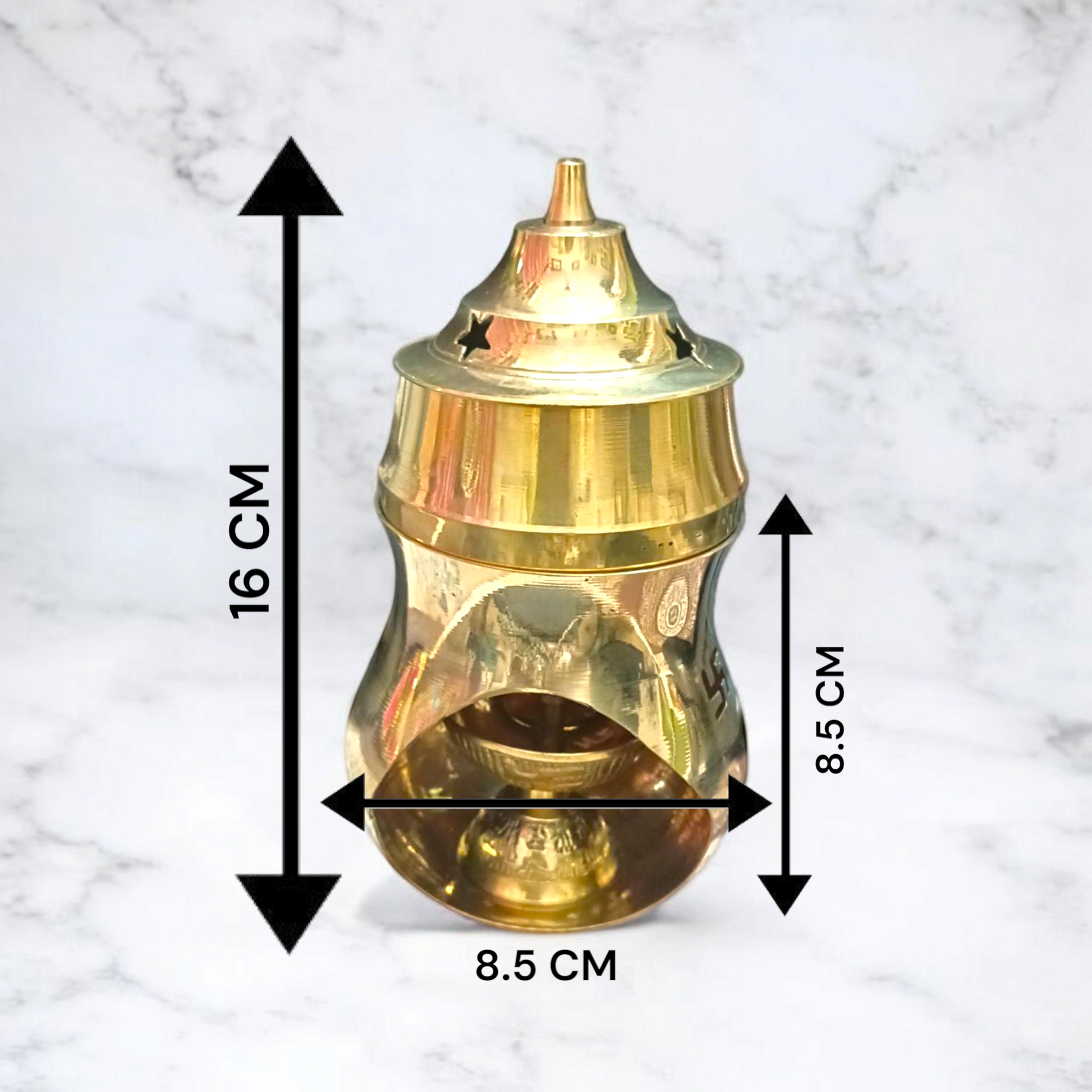 Kapur Lamp | Brass Camphor Burner Lamp Malawala