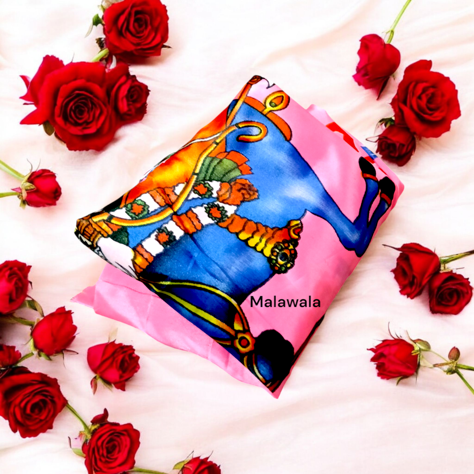 Khatu Shyam Ji Flag | Baba Shyam Jhanda | Pink Flag 40"x60" – Malawala