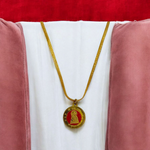 Kuber Kawach Locket in Gold Plated Chain - Divine Kuber Pendant for Wealth & Prosperity - Malawala