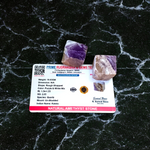 Lab-Certified Natural Amethyst Stone Set of 2, polished purple crystals for stress relief, chakra healing, intuition, and peaceful energy