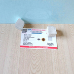 Lab-Certified Natural Quartz Stone Set of 2, polished clear crystals for focus, mental clarity, emotional stability, and chakra healing