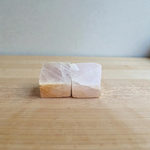 Lab-Certified Rose Quartz Stone Set of 2 in natural polished finish for love, healing, manifestation, and meditation