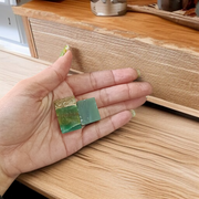 Lab-certified Natural Aventurine Stone Set of 2 – polished green crystals for heart chakra healing and positive energy by MALAWALA