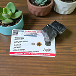 Lab-certified Natural Black Tourmaline Stone Set of 2 – polished black stones for protection, grounding, and energy cleansing by MALAWALA