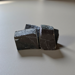 Lab-certified Natural Black Tourmaline Stone Set of 2 – polished black stones for protection, grounding, and energy cleansing by MALAWALA