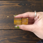 Lab-certified Natural Tiger Eye Stone Set of 2 – polished golden-brown stones for protection, confidence, and grounding by MALAWALA