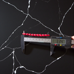 Lab certified Lal Monga (Red Coral) bracelet with polished red beads, ideal for energy, confidence, and astrological balance