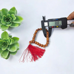 Lab certified White Sandalwood Mala with 108+1 and 27+1 bead variants, handcrafted with sacred intention