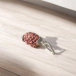 Lab certified pendant combining 3 Mukhi and 6 Mukhi Rudraksha beads set in metal caps, ideal for meditation and prayer rituals