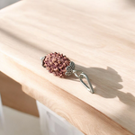 Lab certified pendant featuring 3 Mukhi and 5 Mukhi Rudraksha beads set in a polished metal cap design, used for spiritual transformation and protection