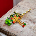 Laddu Gopal Bansuri | Beautiful Peacock with Zircon Design | Heavy Designer Bansuri | Malawala