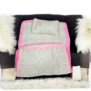 Laddu Gopal Bedsheet With Pillow and Blanket | 7X6 Inch | Suitable for 0-3 No. Laddu Gopal | Krishna Comfortable Bedsheet Malawala