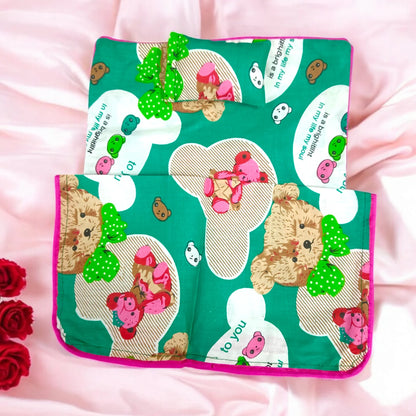 Laddu Gopal Bedsheet With Pillow and Blanket | 8X9 Inch | Suitable for 0-5 No. Laddu Gopal | Krishna Comfortable Bedsheet Malawala