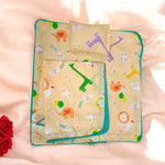 Laddu Gopal Bedsheet With Pillow and Blanket | 8X9 Inch | Suitable for 0-5 No. Laddu Gopal | Krishna Comfortable Bedsheet Malawala