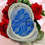 Laddu Gopal Comfortable Bed/Bister/Singhasan with Large Mosquito Net and 3 Pillows | Radha Rani Machardani | Laddu Gopal Ji Machardani | Suitable for 0-6 No. Laddu Gopal Malawala