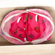 Laddu Gopal Comfortable Bed/Bister/Singhasan with Large Mosquito Net and 3 Pillows | Radha Rani Machardani | Laddu Gopal Ji Machardani | Suitable for 0-6 No. Laddu Gopal Malawala