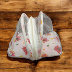 Laddu Gopal Comfortable Bed/Bister/Singhasan with Mosquito Net and 3 Pillows | Radha Rani Machardani | Laddu Gopal Ji Machardani | Suitable for 0-4 No. Laddu Gopal Malawala