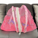 Laddu Gopal Comfortable Bed/Bister/Singhasan with Mosquito Net and 3 Pillows | Radha Rani Machardani | Laddu Gopal Ji Machardani | Suitable for 0-4 No. Laddu Gopal Malawala