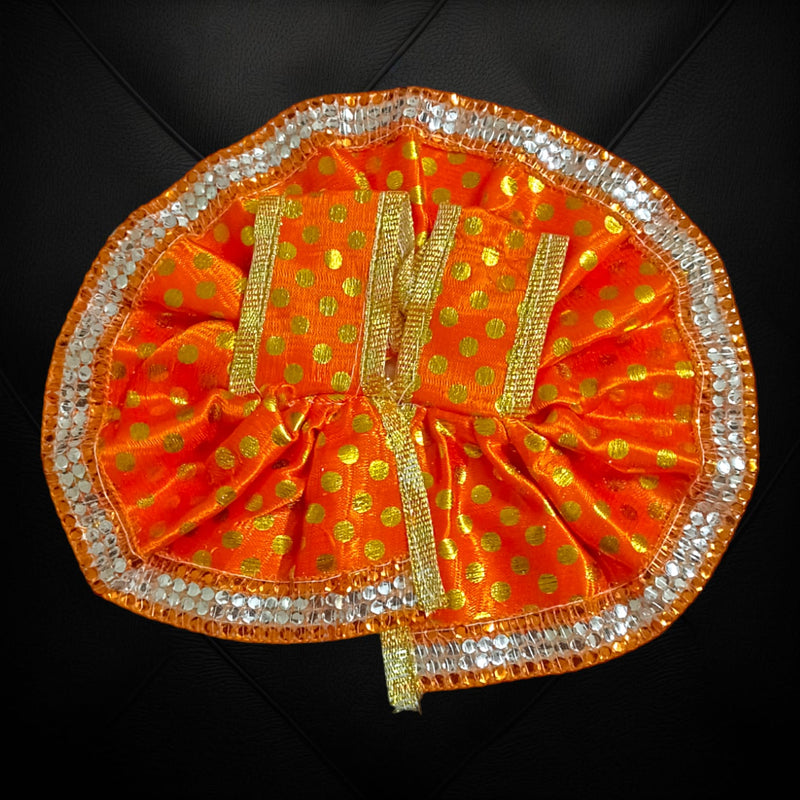 Laddu Gopal Dress | Beautiful Satin Dress | Laddu Gopal Poshak | Lord Krishna Dress | Size 3 No. Malawala