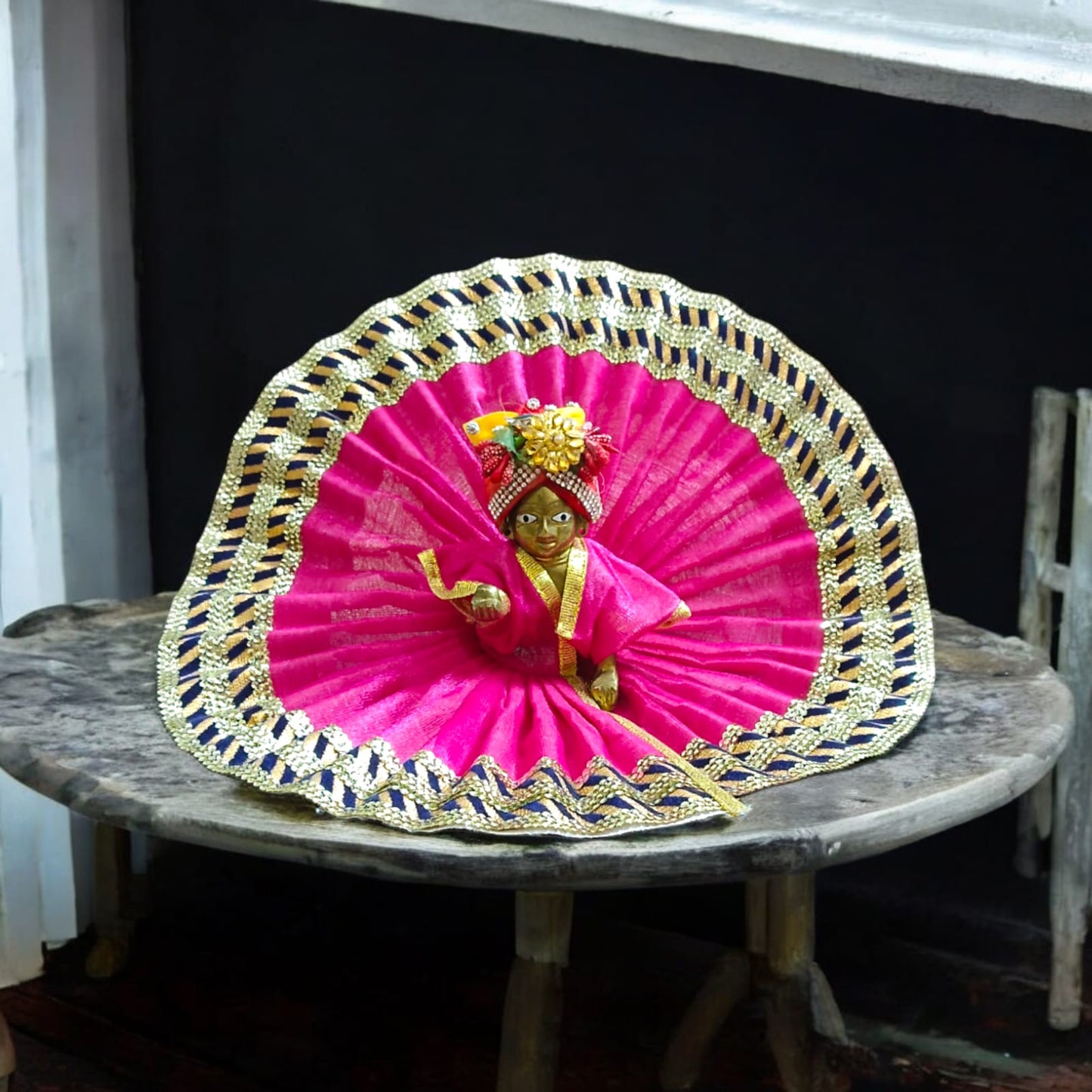 Laddu Gopal Dress | Size 6 No. | Cotton Malawala