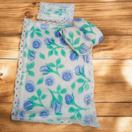 Laddu Gopal Gaddi Pillow Set | Suitable for 0–3 No. Laddu Gopal | Krishna Comfortable Aasan | Malawala