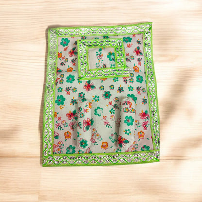 Laddu Gopal Gaddi Pillow Set | Suitable for 0–5 No. Laddu Gopal | Krishna Comfortable Aasan | Malawala