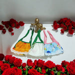 Laddu Gopal Jhabla 2-3 No. | Set of 3 Summer Dress for Laddu Gopal | Bal Gopal Jhabla Dress | Laddu Gopal Night Dress | Malawala