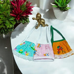Laddu Gopal Jhabla 2-3 No. | Set of 3 Summer Dress for Laddu Gopal | Bal Gopal Jhabla Dress | Laddu Gopal Night Dress | Malawala
