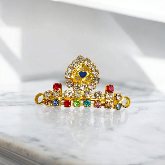 Laddu Gopal Mukut | Set of 4 | Krishna Crown Set Malawala