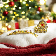 Laddu Gopal Mukut | Set of 4 | Krishna Crown Set Malawala