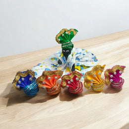 Laddu Gopal Pagdi | Set of 6 | Size 2 No. | Malawala