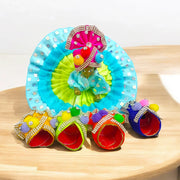 Laddu Gopal Pagdi | Set of 6 | Size 4 No. | Malawala