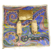 Laddu Gopal Premium Bedsheet With Pillow and Blanket | 12X12 inch King Size | Suitable for 0-6 No. Laddu Gopal Malawala