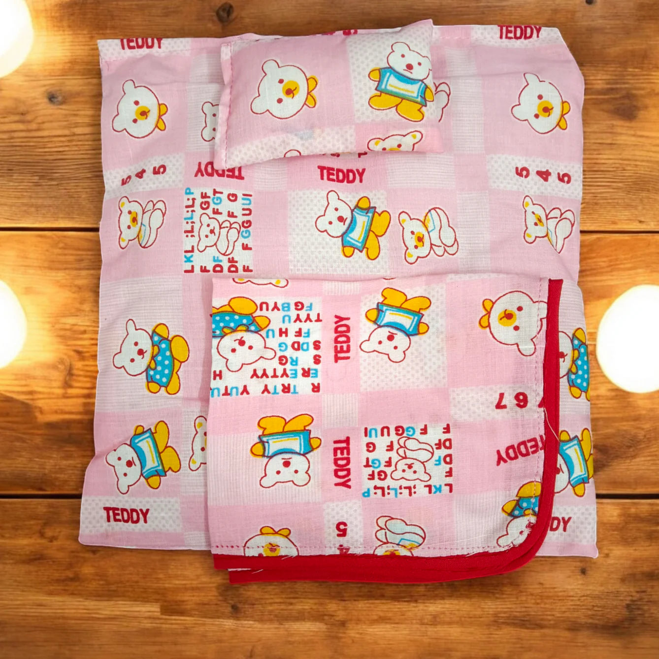Laddu Gopal Puffed Bedsheet With Pillow and Blanket | Suitable for 0-4 No. Krishna Comfortable Bedsheet Malawala