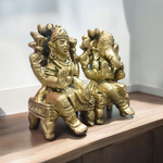 Lakshmi Ganesh Brass Murti | For Wealth | Malawala