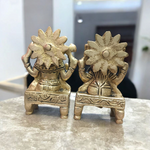 Lakshmi Ganesh Brass Murti | For Wealth | Malawala