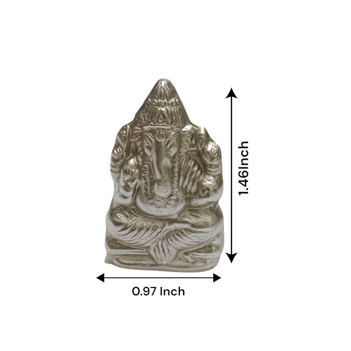 Lakshmi Ganesh in Parad – 100% Original Mercury Idols for Wealth, Wisdom & Prosperity with Lab Certificate – Malawala