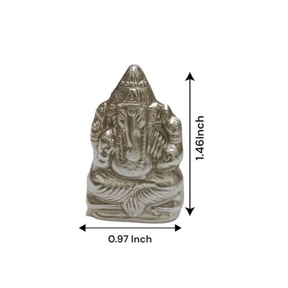 Lakshmi Ganesh in Parad – 100% Original Mercury Idols for Wealth, Wisdom & Prosperity with Lab Certificate – Malawala