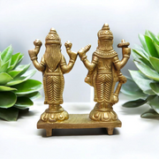Lakshmi Narayan | Pure Brass Laxmi Narayan Idols Pair | Malawala