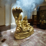 Lakshmi Narayan Rest Upon Shesha Naag | Pure Brass Idol | Malawala