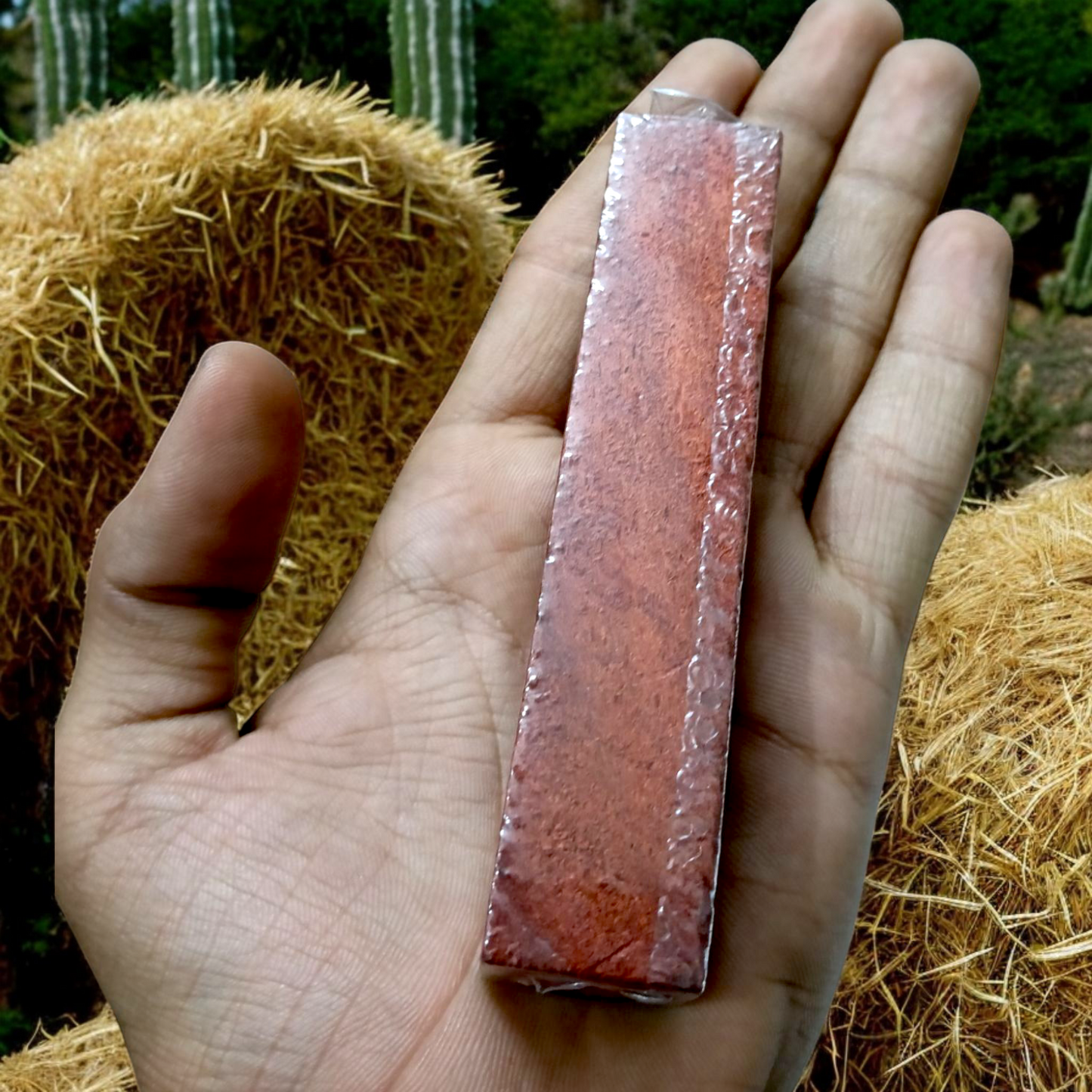 Lal Chandan Lakdi – 30–40 Grams | Natural Red Sandalwood Stick for Pooja, Healing & Spiritual Use – Malawala