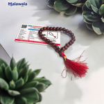 Lal Chandan Mala - Natural Red Sandalwood Mala for Passion & Spiritual Protection with Lab Certificate - Malawala