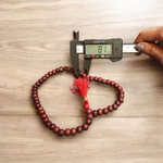 Lal Chandan Mala - Natural Red Sandalwood Mala for Passion & Spiritual Protection with Lab Certificate - Malawala