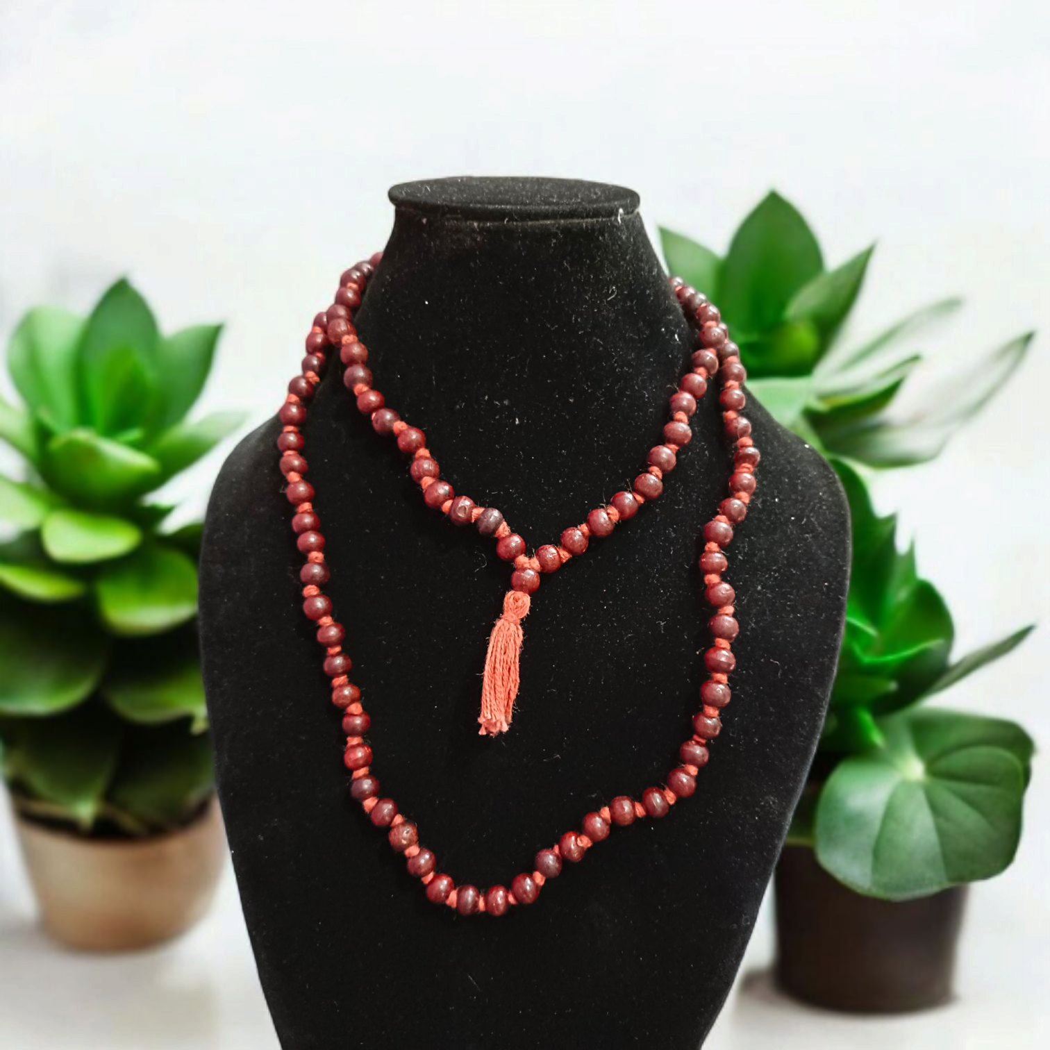 Lal Chandan Mala 108+1 Beads 8MM Lab Certified | Malawala
