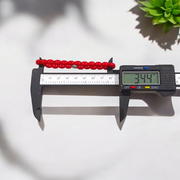 Lal Moonga Bracelet - Natural Red Coral for Mars Energy & Protection with Lab Certificate - Malawala