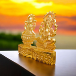 Laxmi Ganesh | Metal Statue | For Worship | Malawala