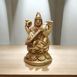 Maa Saraswati Idol in Brass | Goddess Saraswati | Malawala