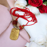 Mahamritunjay Kawach Pendant - Natural Protection Yantra for Health & Spiritual Strength - Malawala