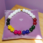 Mix Agate Bracelet | Mix Hakik Bracelet | 7 Type Of Agate Bracelet | 8mm Beads Stretchable | Lab Certified